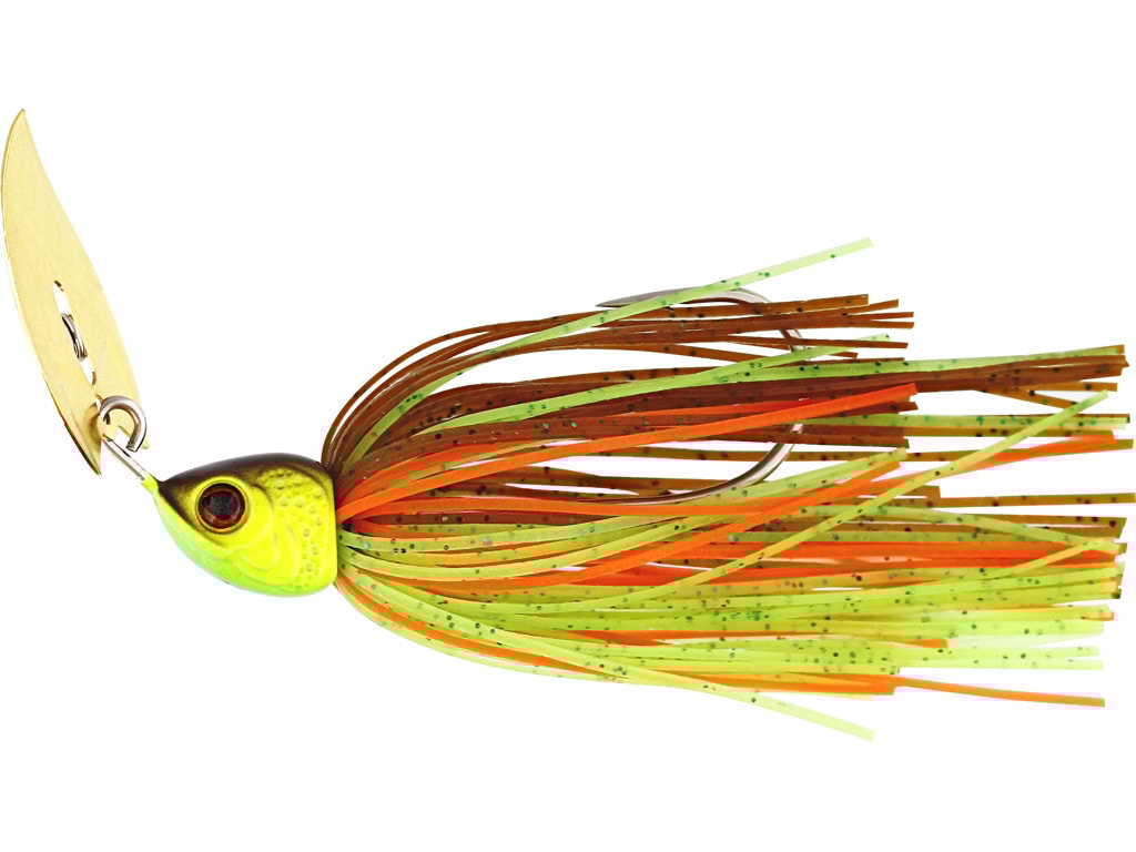 Westin Bladebite V2 Tungsten Bladed Jig 7G Sinking Brown Chartreuse -