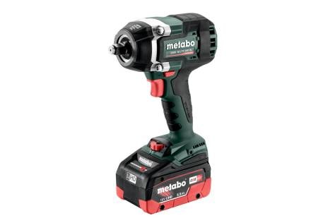 Metabo Mutterinväännin SSW 18 LTX 800 BL 1/2" sisältää 2x5,5Ah akut ja laturin