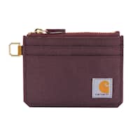 Carhartt Zippered Card Keeper Plånbok Deep Wine