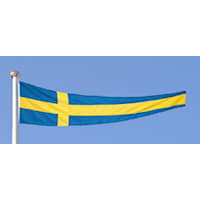 Korsvimpel Sverige 400x75