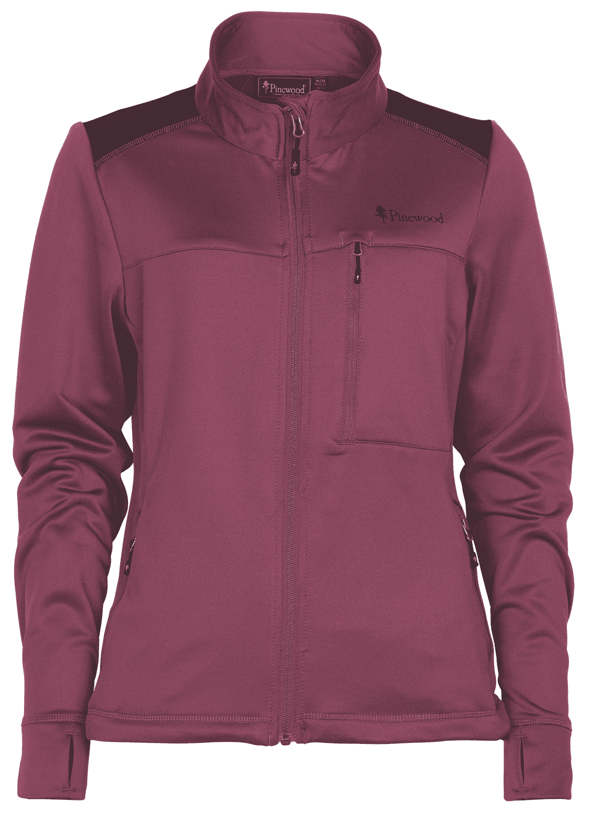 Pinewood Abisko Power Fleecejacka Dam Pink L