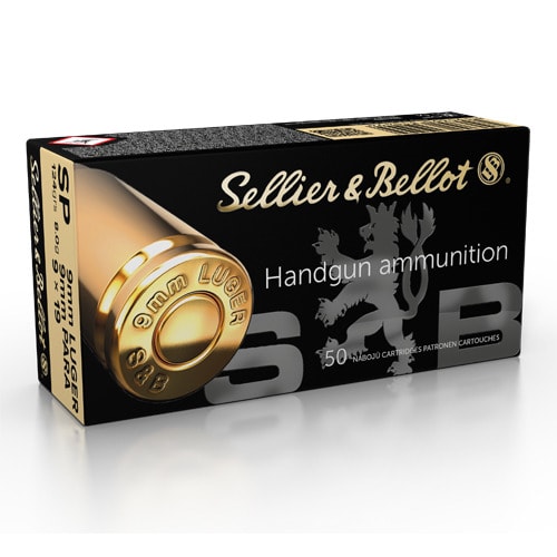 S&B 9mm Luger 124 grain SP