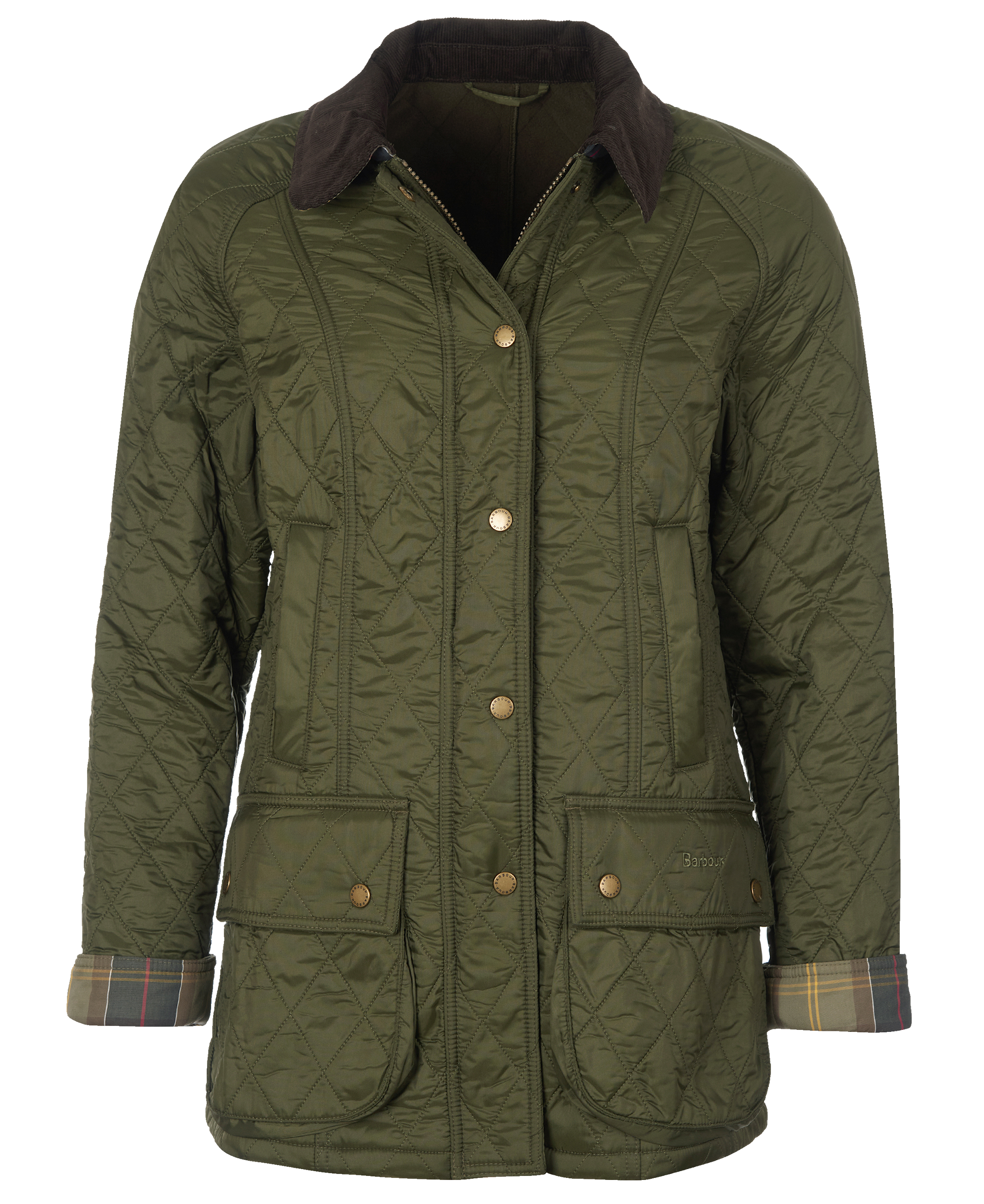 Barbour Beadnell Polarquilt Olive Dame