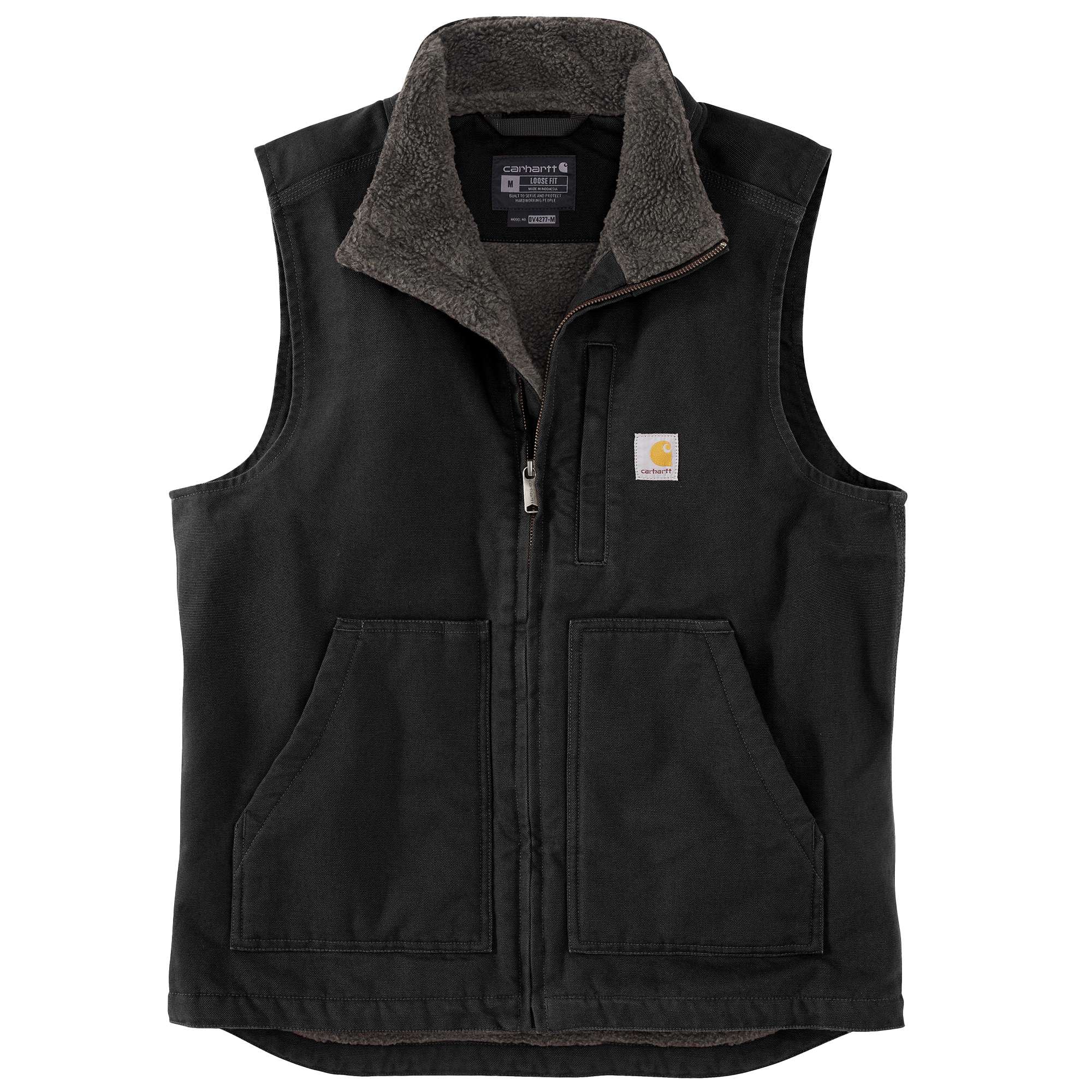 正規店仕入れの Vester - Black Men Vest Neck Mock Carhartt herre Hylte - トップス