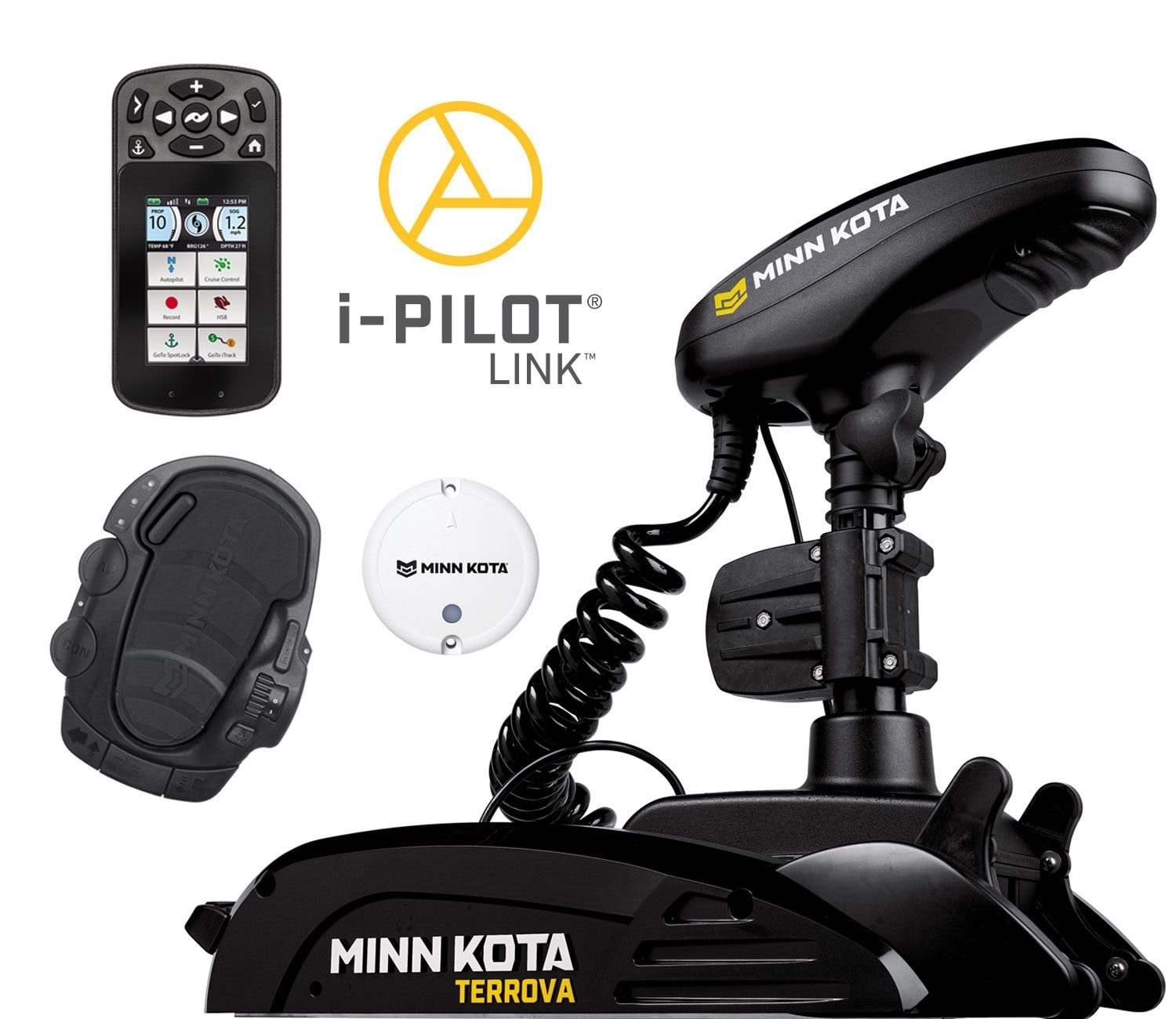 Minn kota Terrova BT 112 MDI IPlink 60" Paket med pedal och fjärr