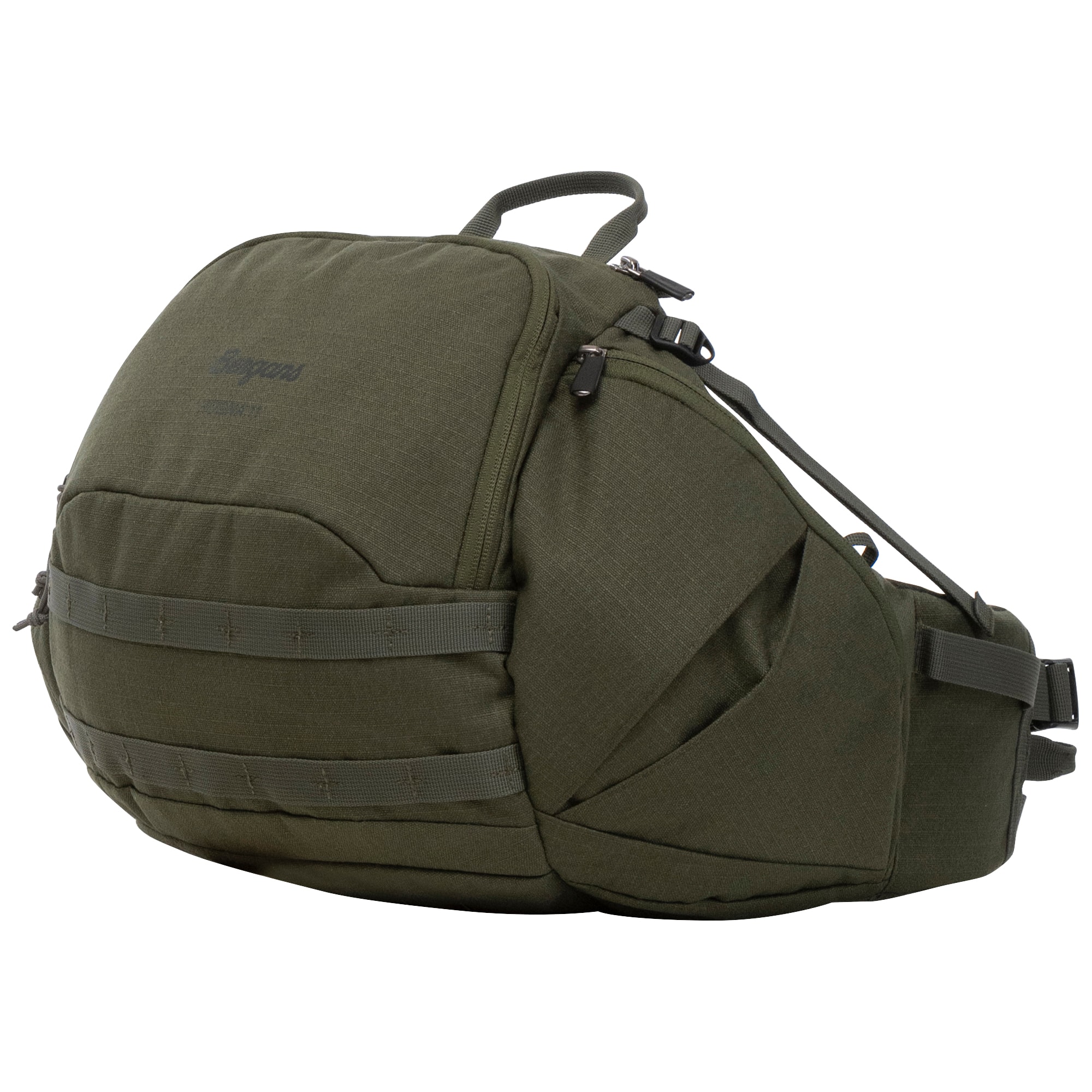 Bergans Hogna Hip Pack 11L Dark Green Mud