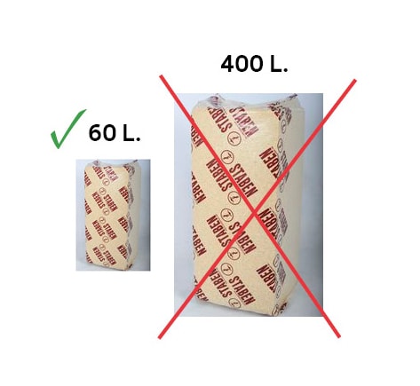 Staben Spån 60 liter -