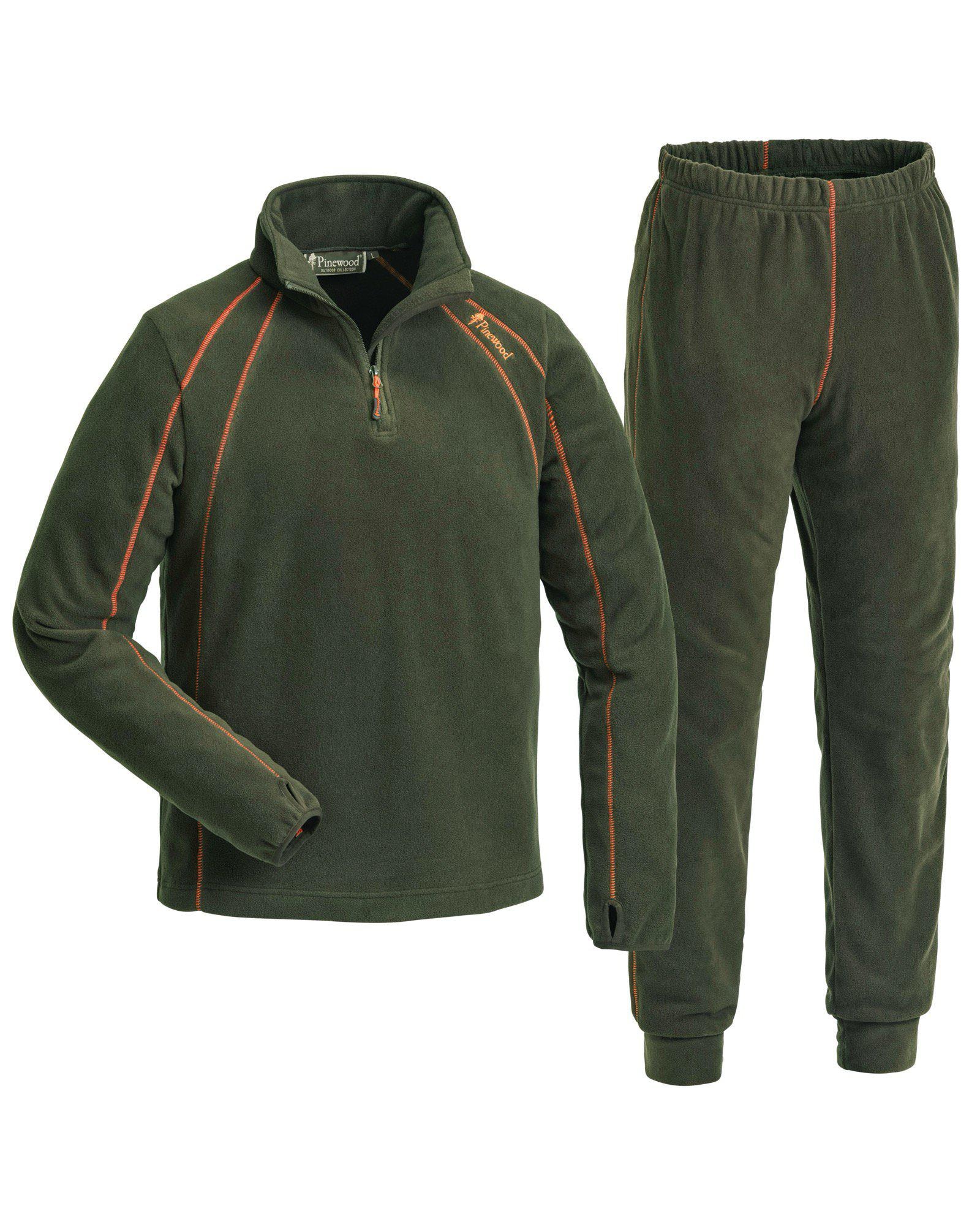 Pinewood Comfy Microfleece Set Green