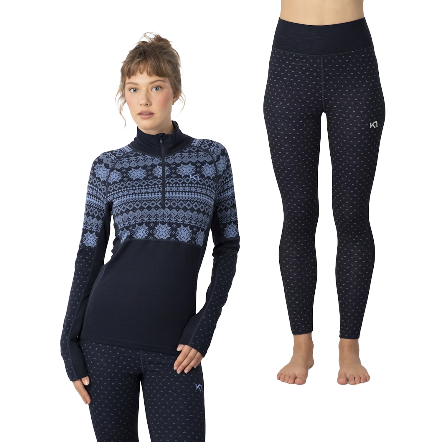 Kari Traa Vilma Base Layer Naiset Sea