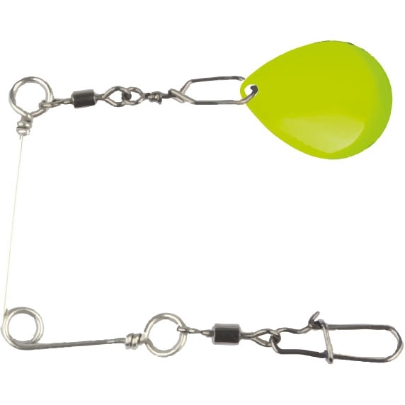 Darts Spinner Rig Perch Colorado Chartreuse 1-pack