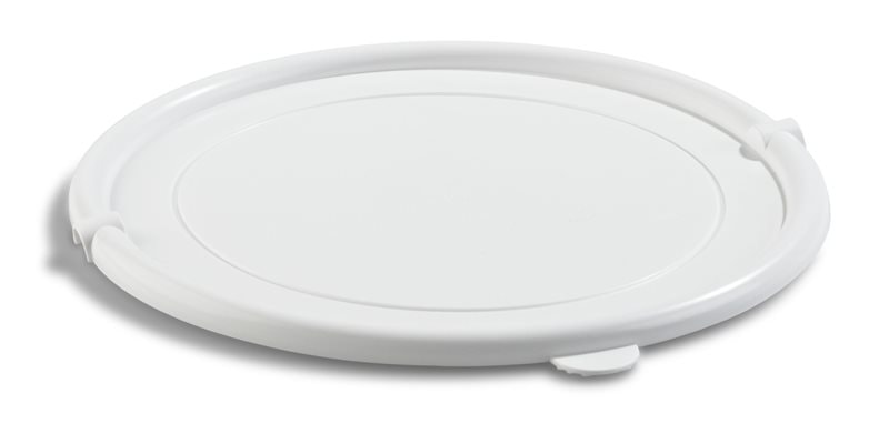 Låg N.plast Til spand 10 L Hvid