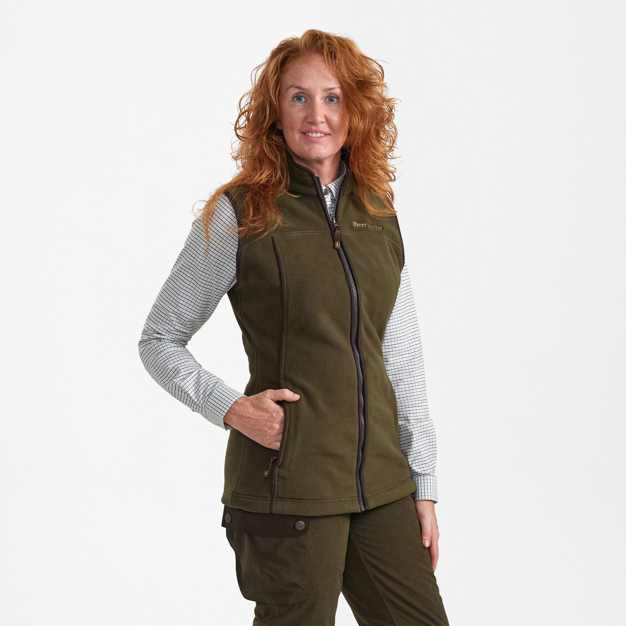 Deerhunter Lady Eagle Fleece Vest Ladies Tarmac Green 40