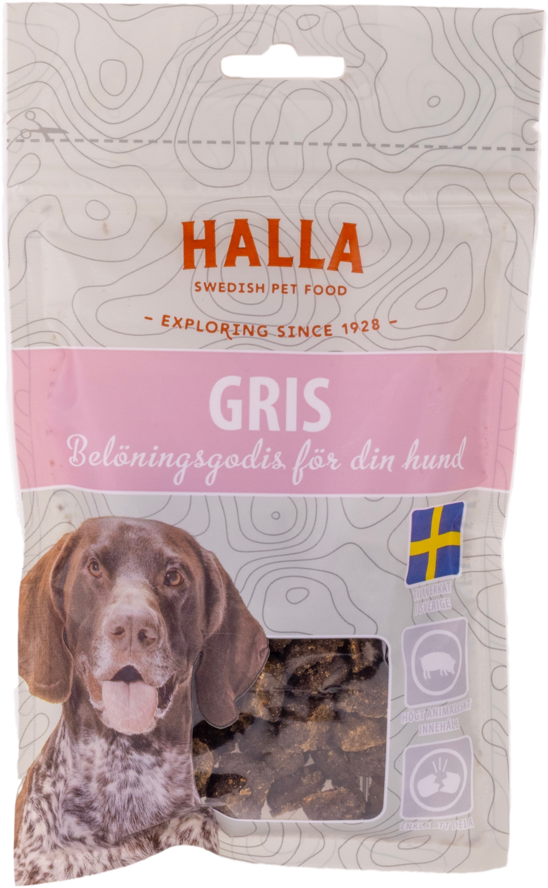 Halla Belønningsgodteri Gris 80 g
