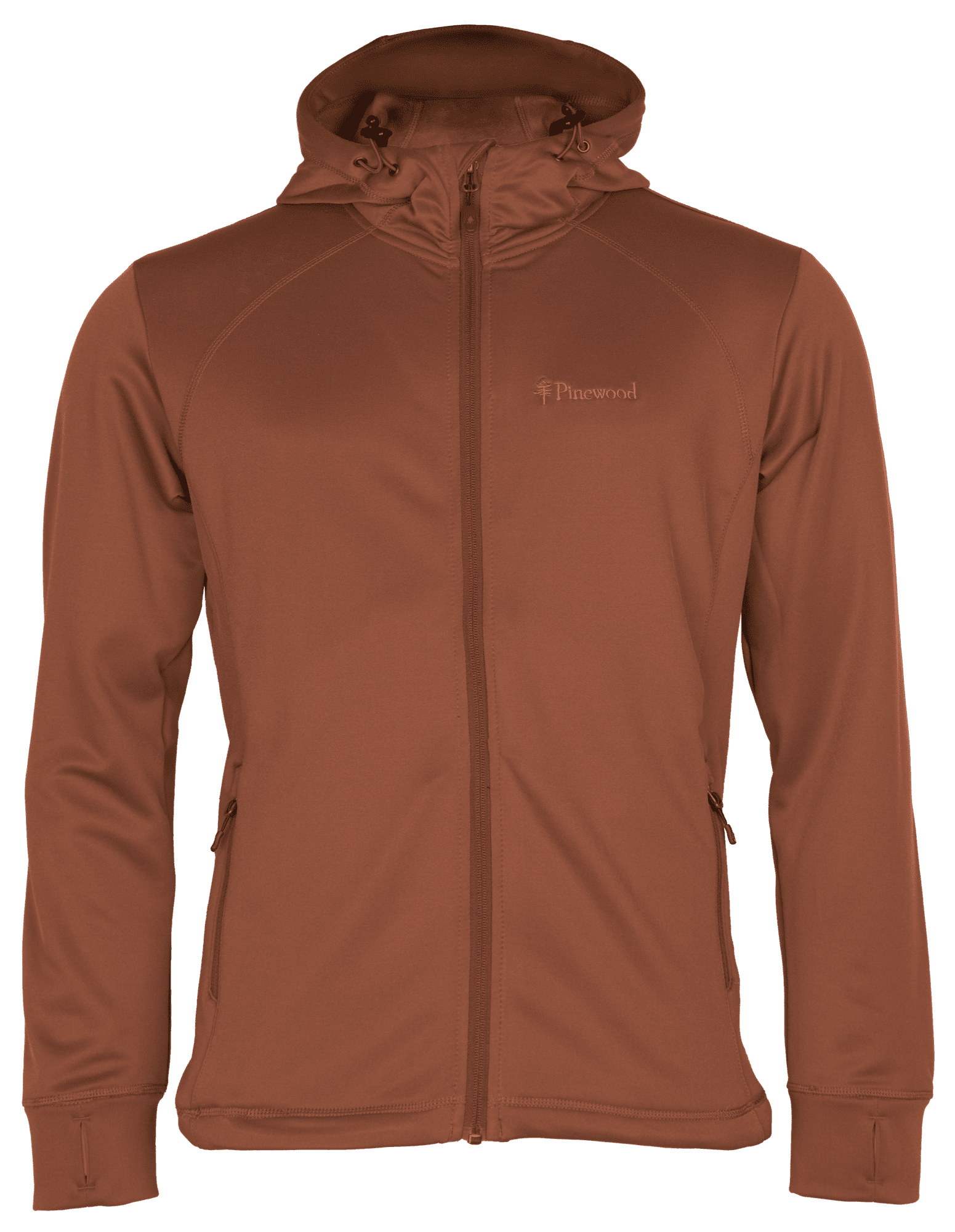 Pinewood Finnveden Hoodie Herr Terracotta