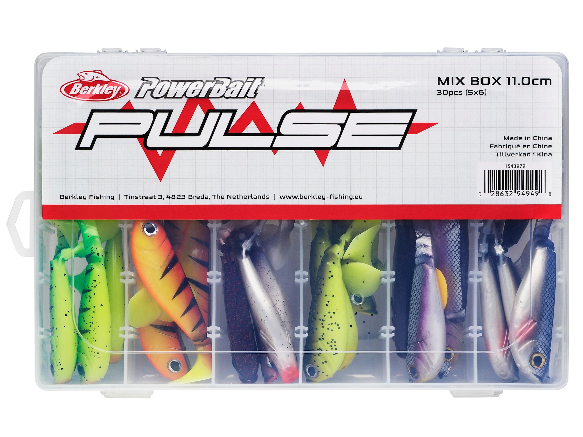 Berkley Betessortiment Pulse Shad MixBox 11cm 30st
