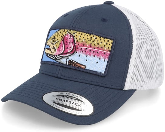 REA/Black Friday Skillfish Big Rainbow Trout Navy/White Trucker  One Size - (55-60 CM)