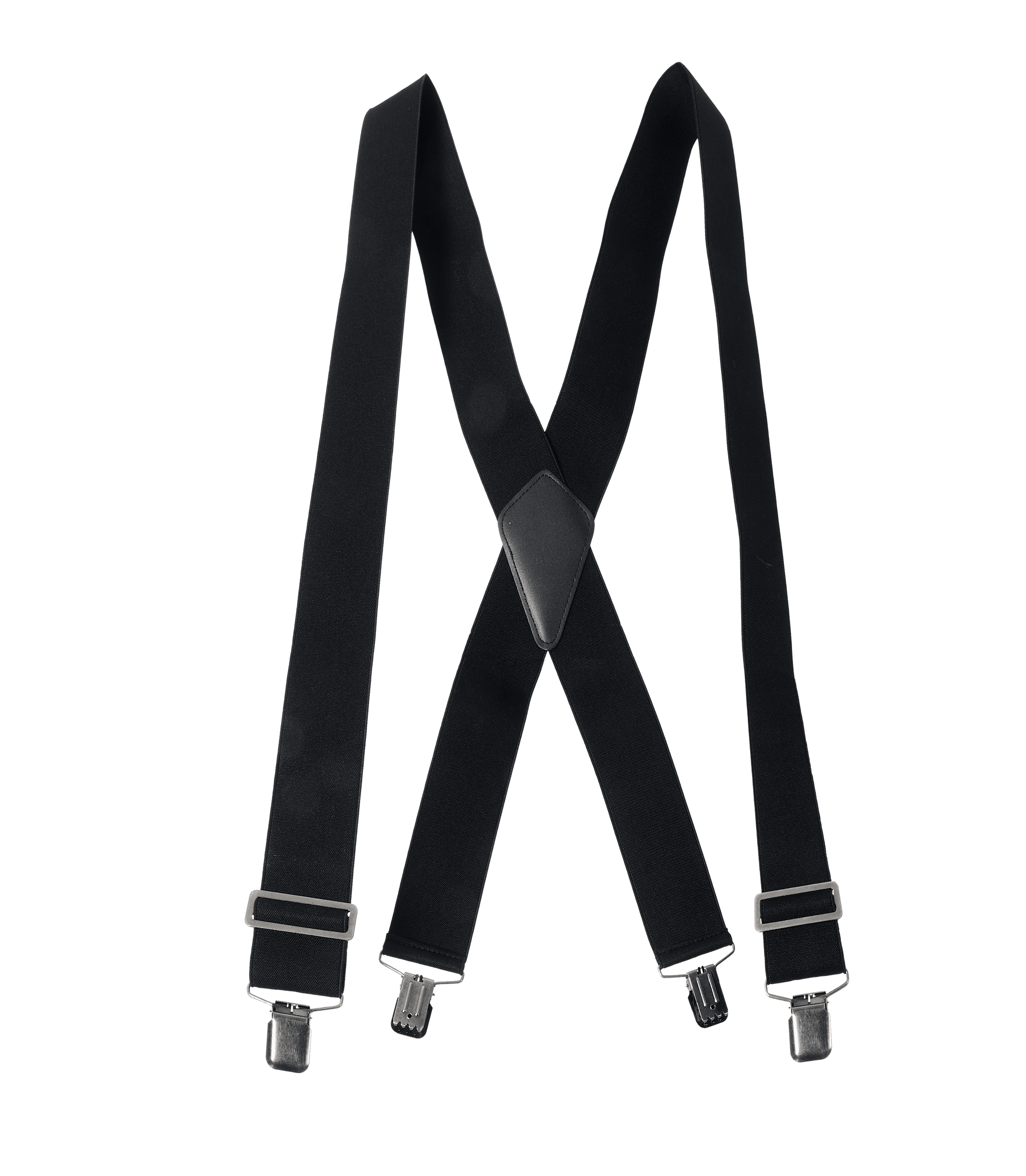 Woodline Hosenträgerclips Schwarz 50 mm