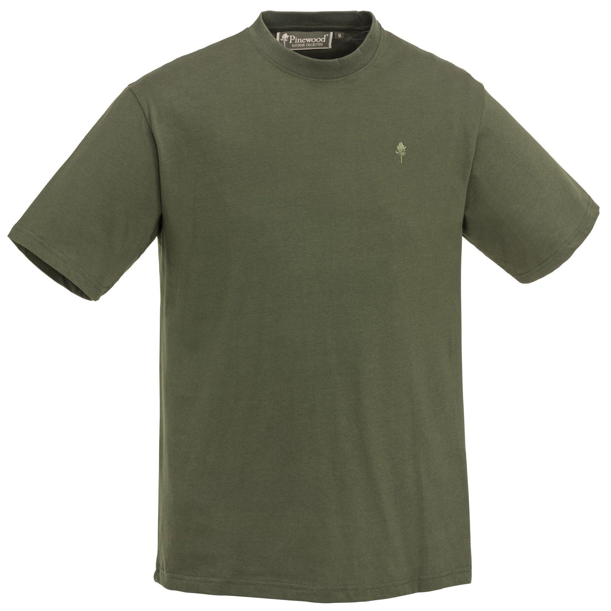 Pinewood 3-pack T-Shirt Herr Green/Hunting Brown/Khaki