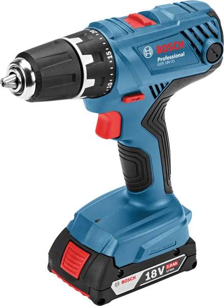 Bosch Borrskruvdragare GSR 18V-21 med 2st 2,0Ah och laddare GAL 18V-40