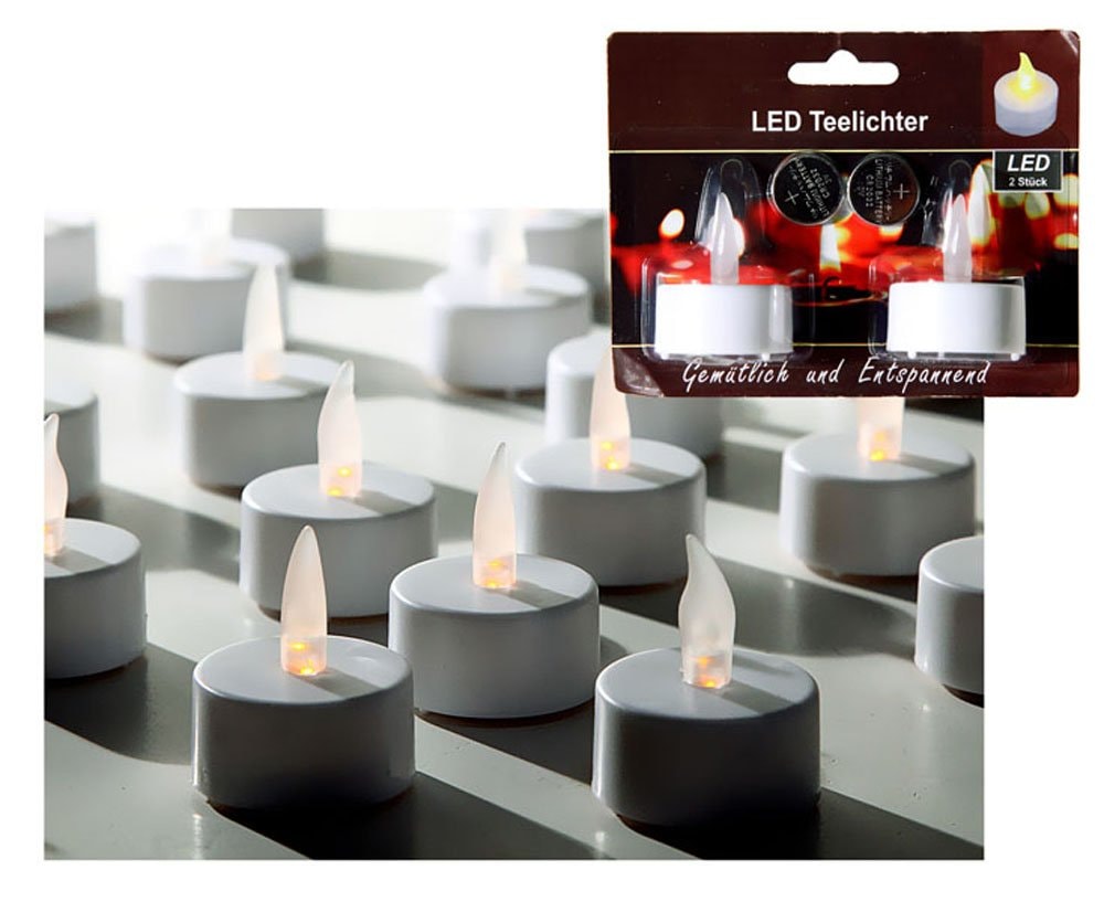 Led Teelichter Värmeljus 2-pack