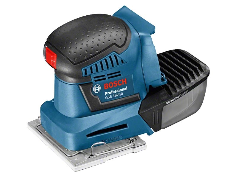 Bosch Batteridrevet rystepudser GSS 18V-10 Professional Solo i L-BOXX