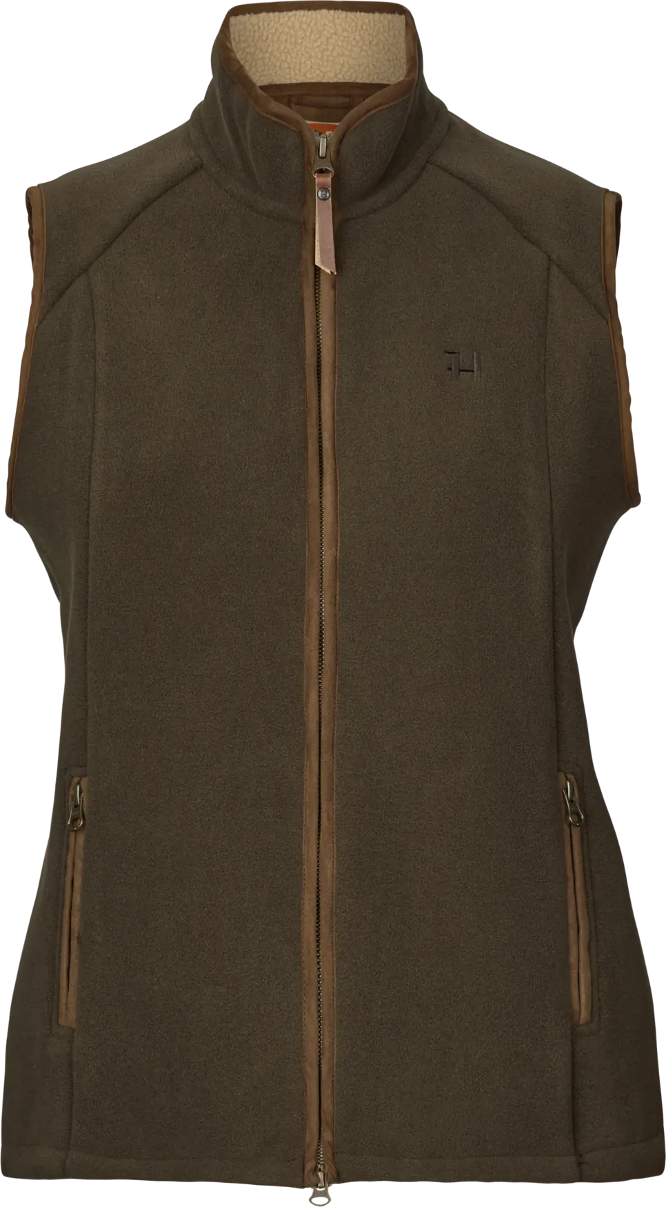Härkila Sandhem Sherpa Fleecevest Dame Willow green