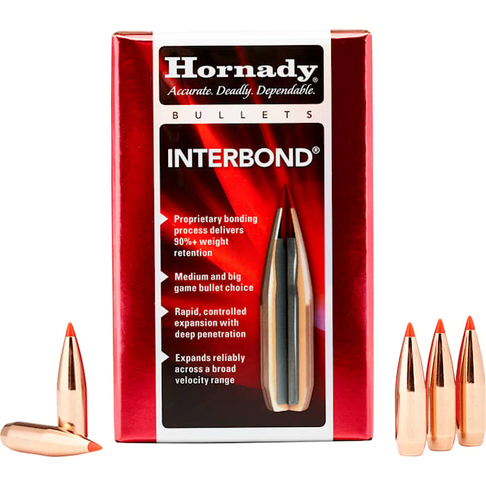 Hornady Interbond Bullets 30 Cal 165 Gr