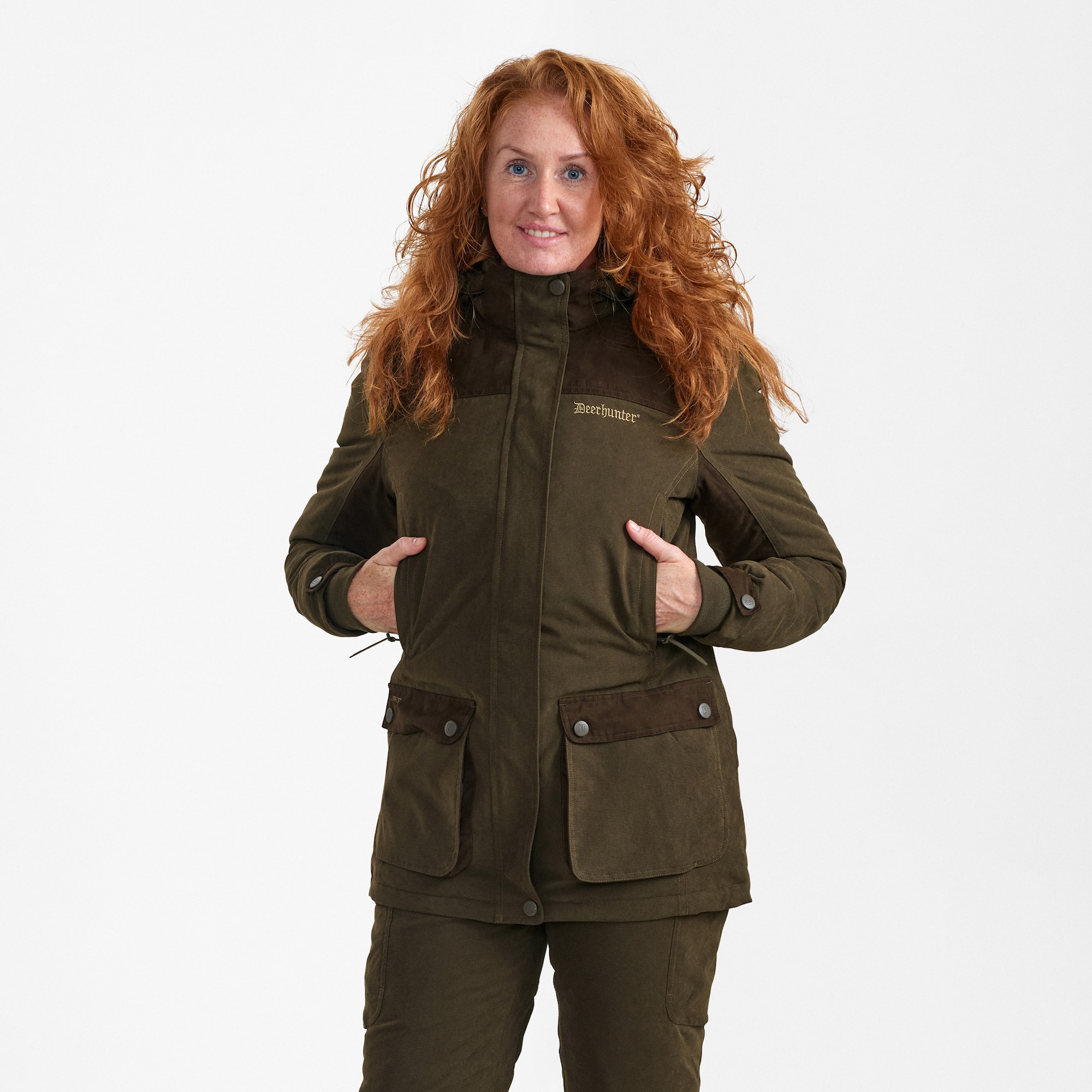 Deerhunter Lady Eagle Winterjacke Damen Tarmac Green