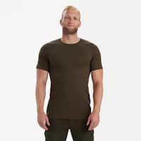 Deerhunter Basic T-Shirt im 2er-Pack Herren Brown Leaf Melange