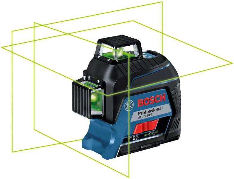 Bosch Cirkellaser GLL 3-80 G grön