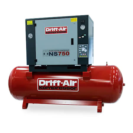 Drift-Air Kompressor ljudisolerad NS750 500 SD