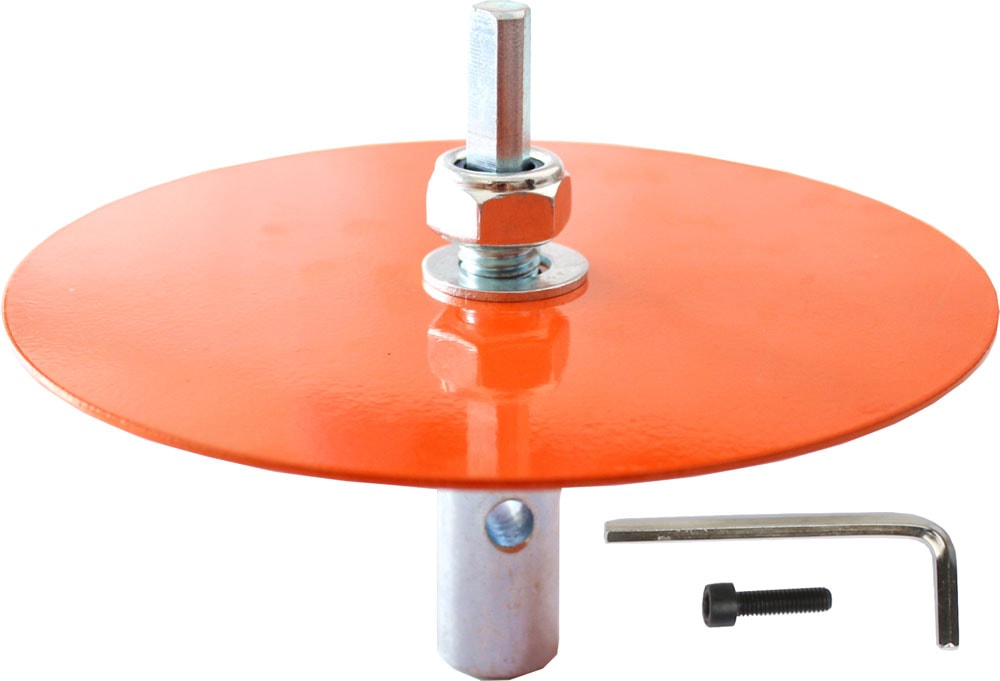 Hurricane X58 Adapter till skruvdragare med 165mm skiva + platta 18mm, chuck ca 9mm + fläns (ADAP-021)