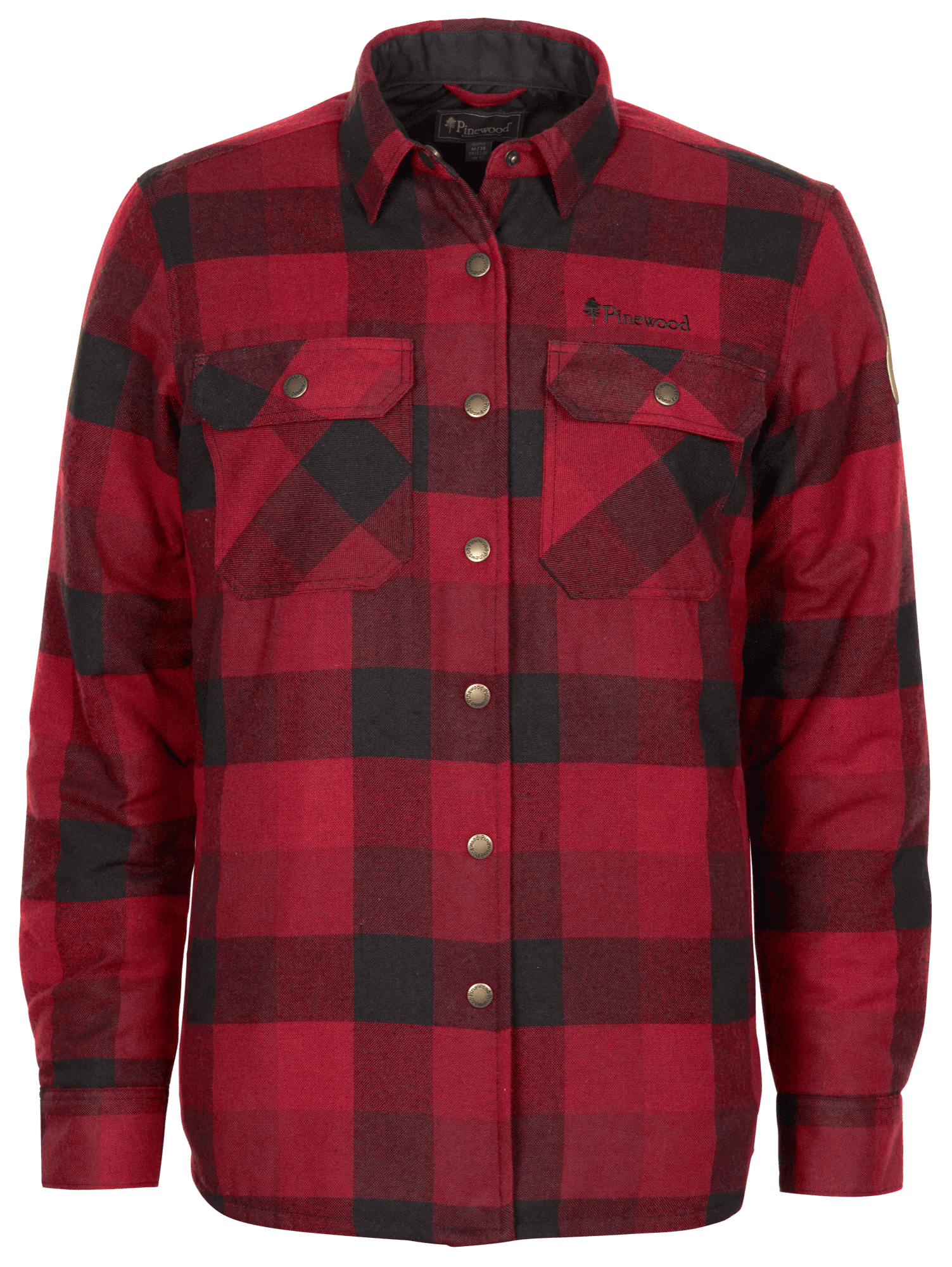 Pinewood Canada Classic 2.0 Skjorta Dam Red/Black S