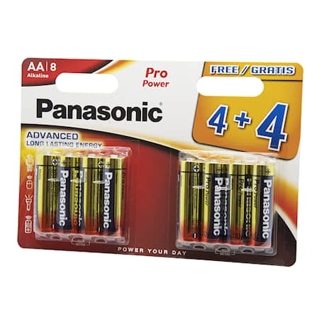 8-pack Panasonic Pro Power Batteri Aa