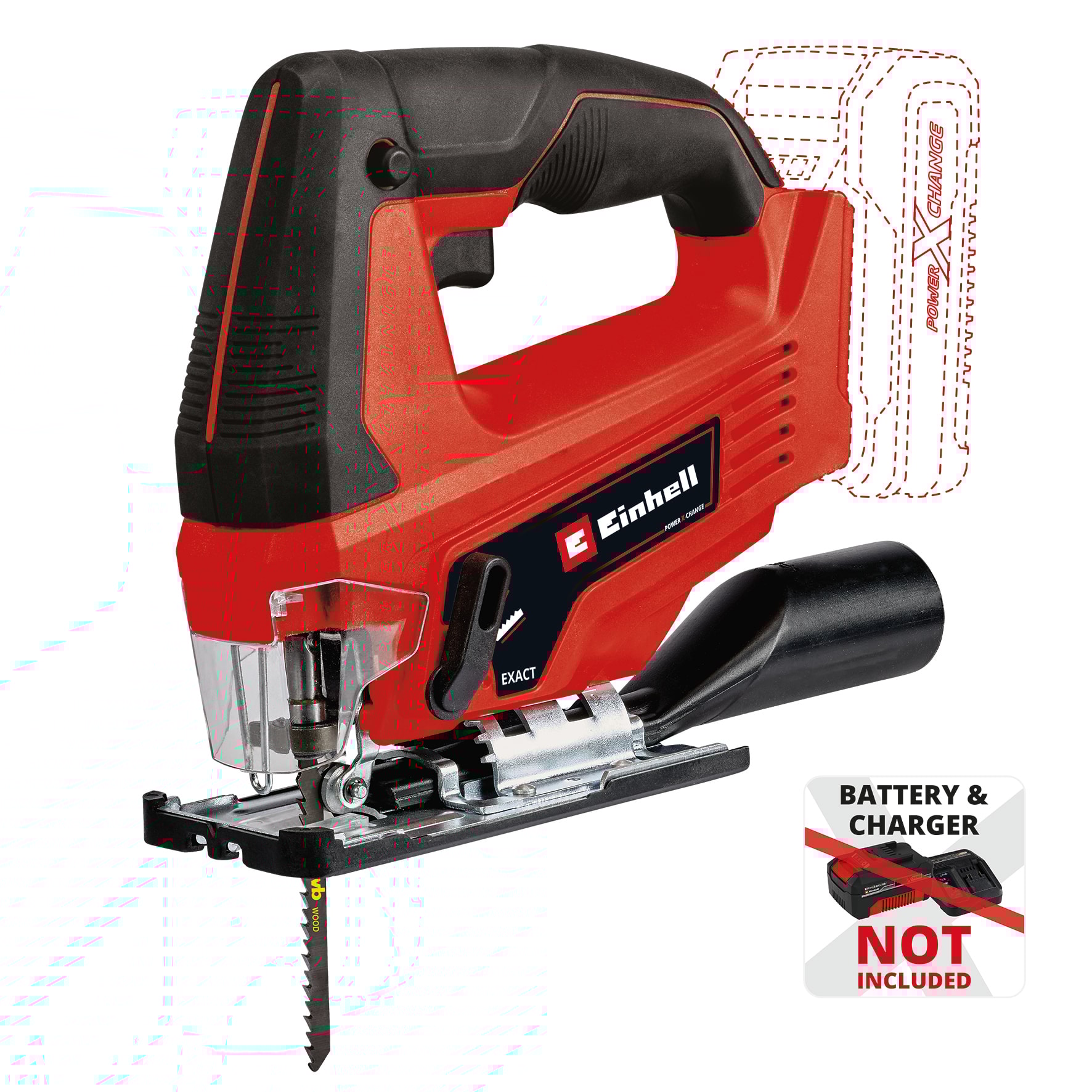 Einhell TC-JS 18 Li - Solo Batteridriven Sticksåg