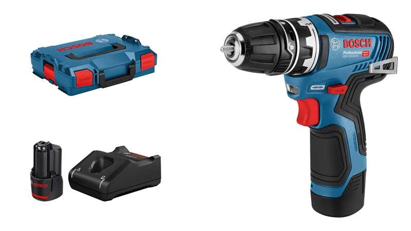 Bosch Batteridrevet bor-/skrumaskin GSR 12V-35 FC Professional i L-BOXX