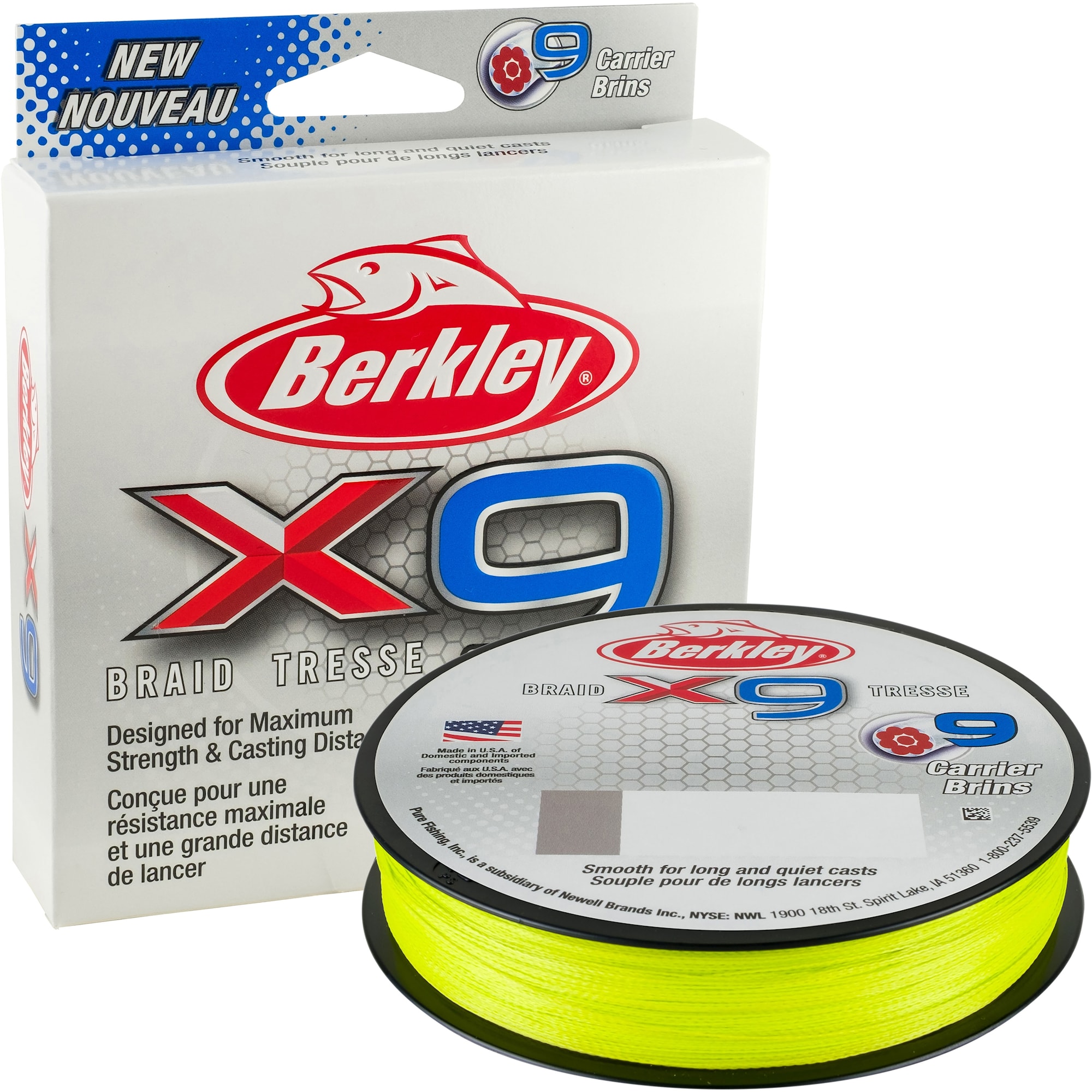 Berkley X9 0,06 mm 150 m Flame Green -
