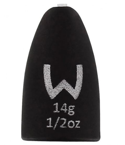 REA/Black Friday Add-It Tungsten Bullet Weights 14g Matte Black 2-pack