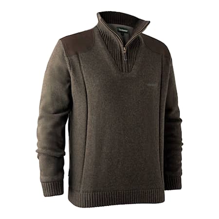 Deerhunter Carlisle strikket genser med Stormliner® Mørk alm for menn