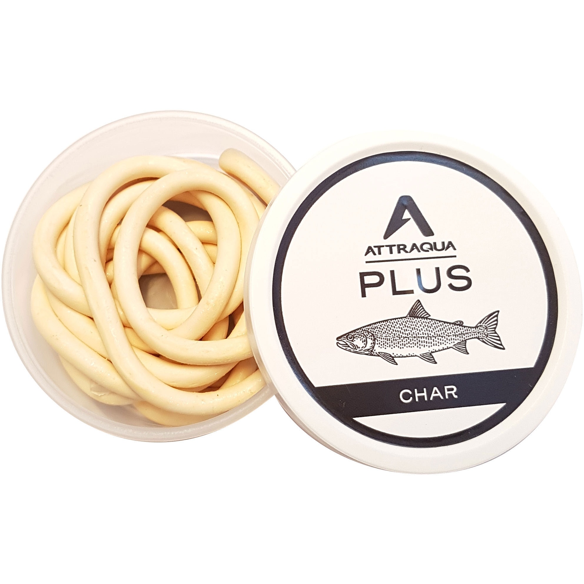 Attraqua fiskbete Röding Vit