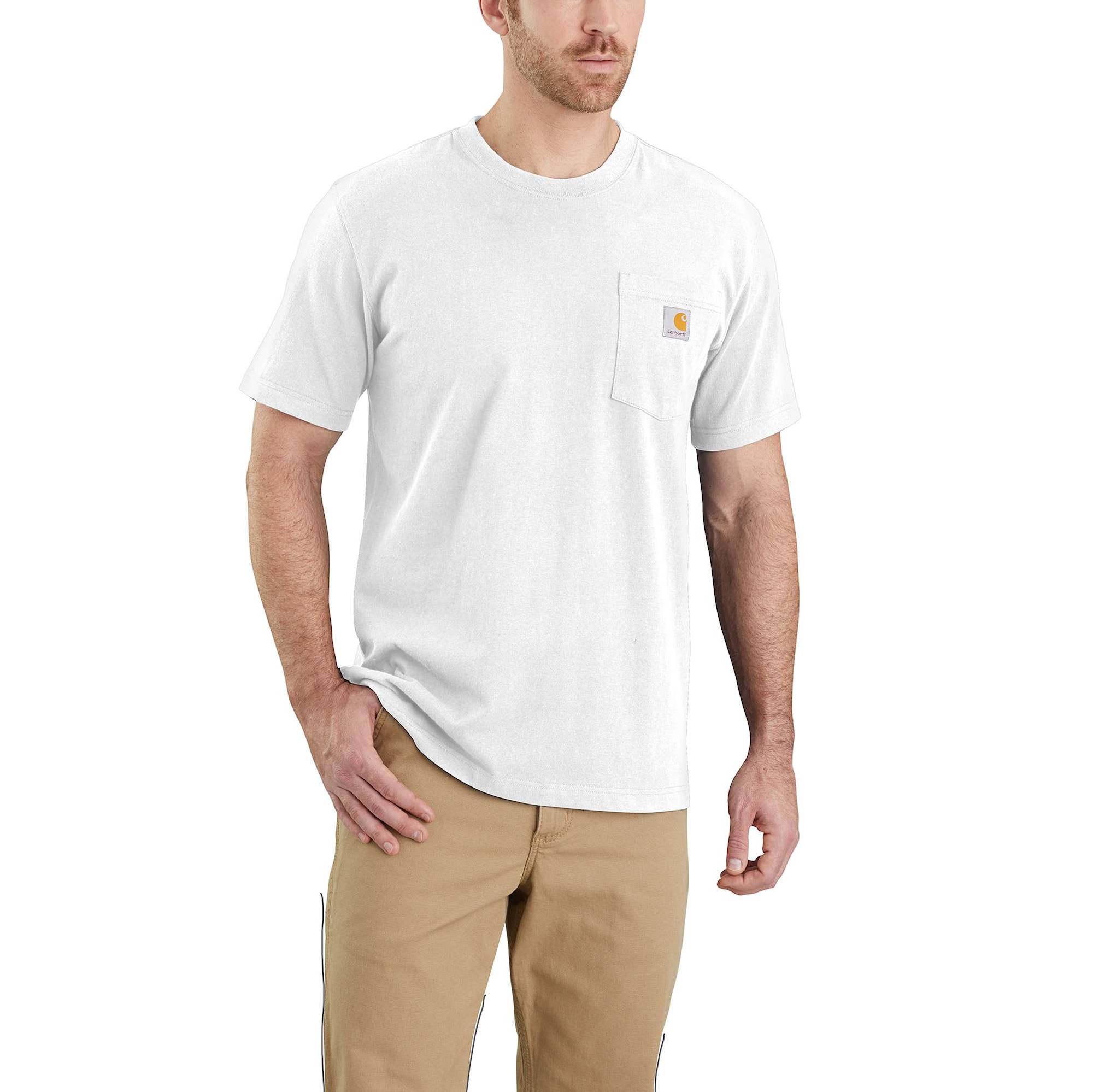 Carhartt K87 Pocket t-shirt hvid str. XXL