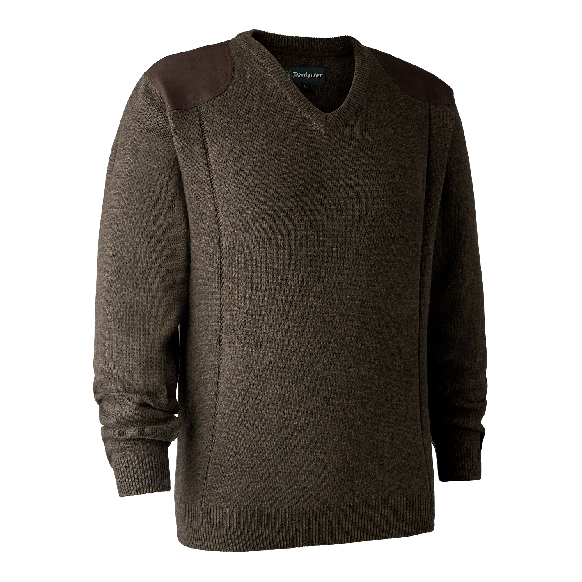 Deerhunter Sheffield Knit with V-neck Dark Elm M