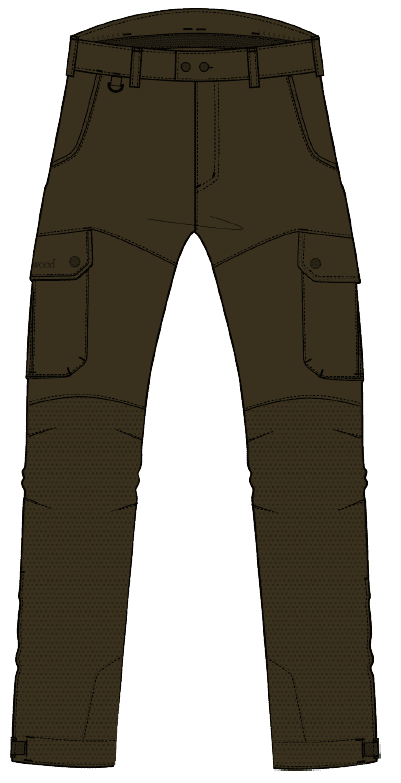 Pinewood Småland Forest Fodrade Byxor Herr Suede Brown