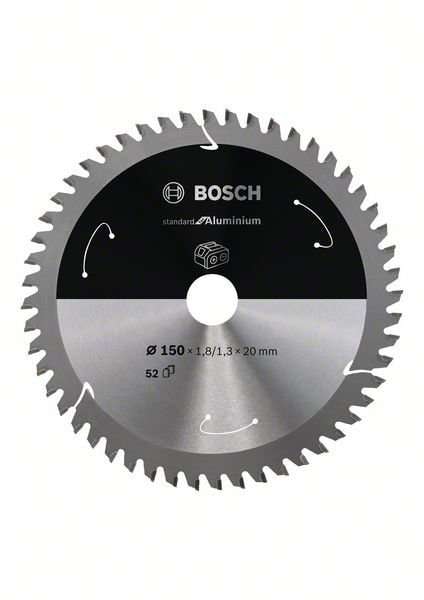 Bosch Sågklinga Standard for Aluminium 150×1,8/1,3×20mm 52T