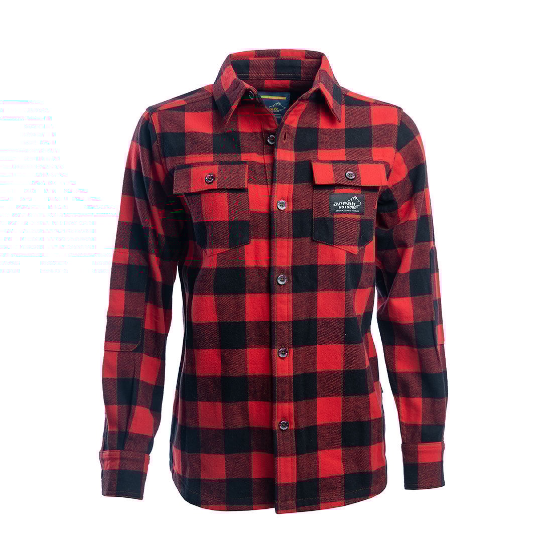 Arrak Outdoor Flanellipaita Naiset Punainen/Musta XS -