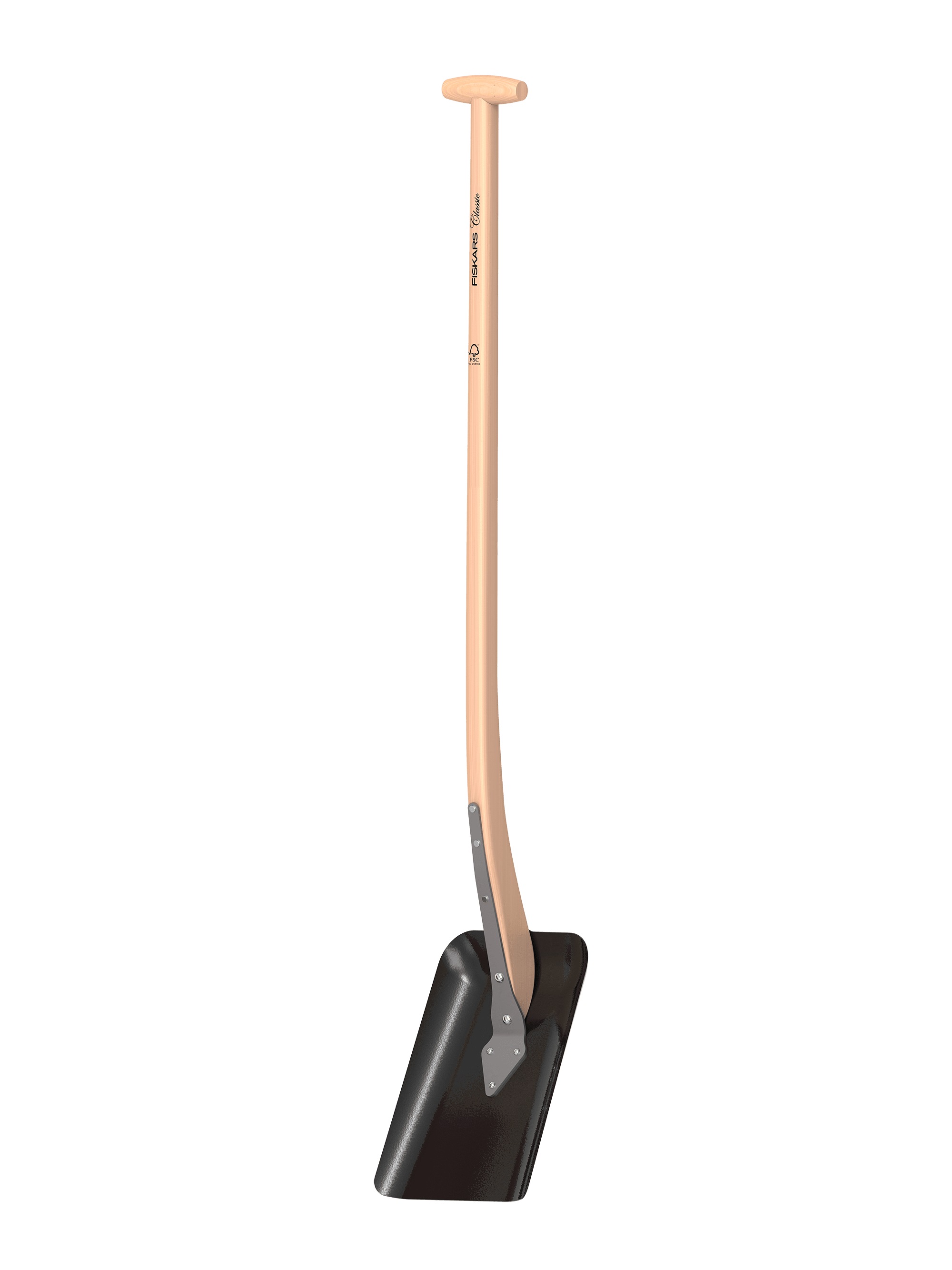 Fiskars Byggskyffel Solid Svart FSC