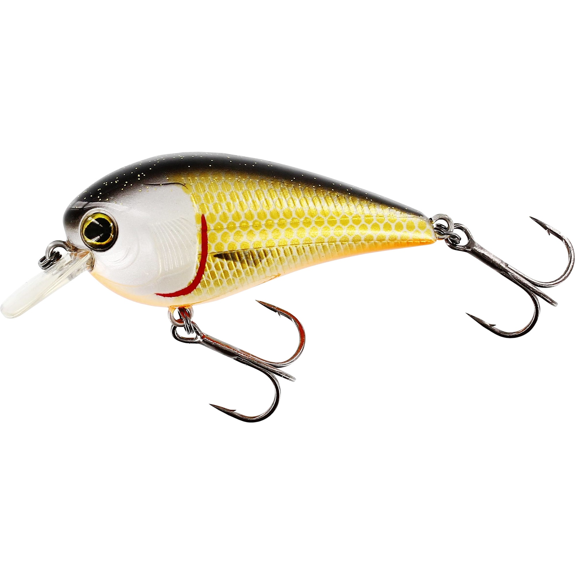 BassBite Squarebill 7 cm Flytande Official Roach