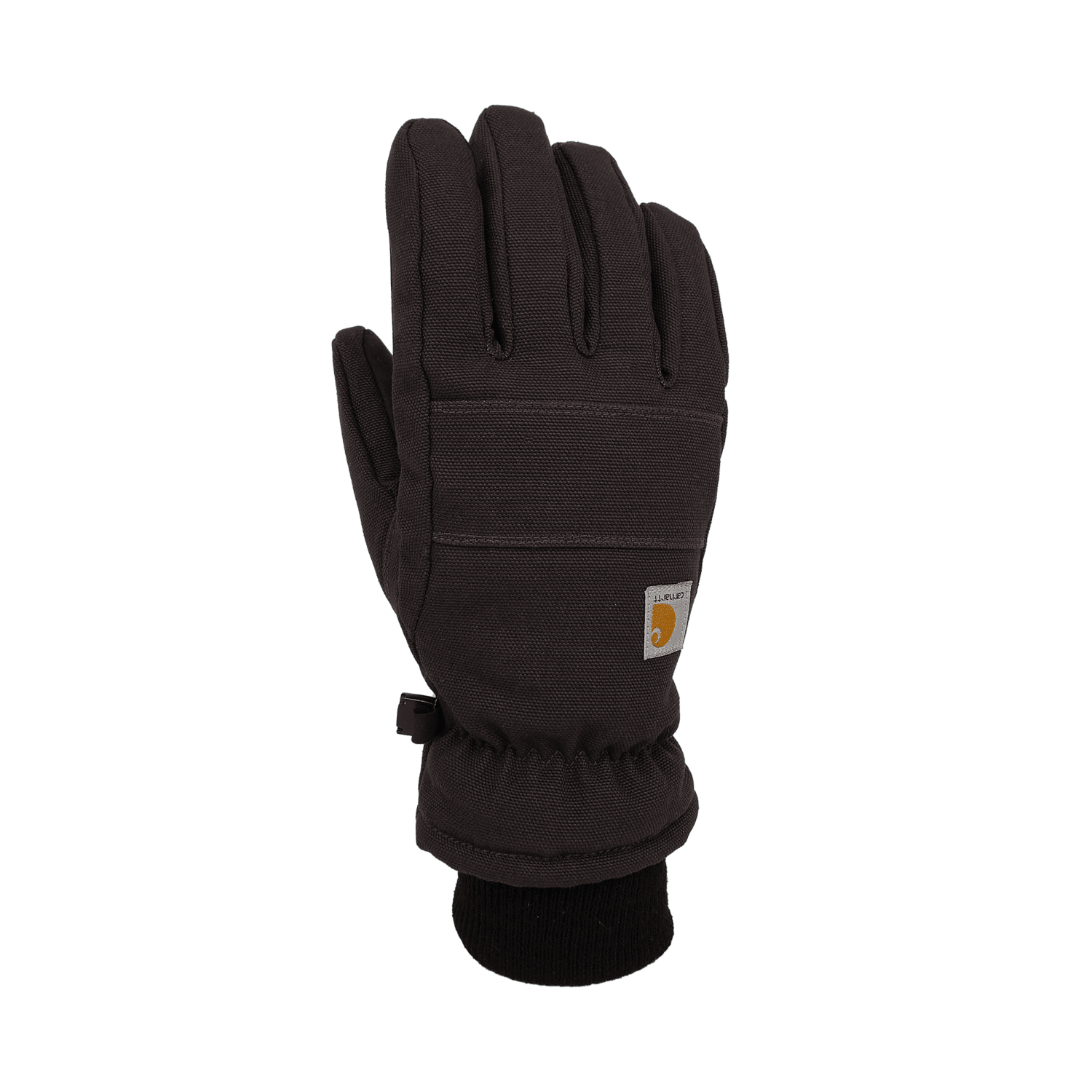 Carhartt Insulated Duck Touch-Sensitive Knit Cuff Glove Men Black