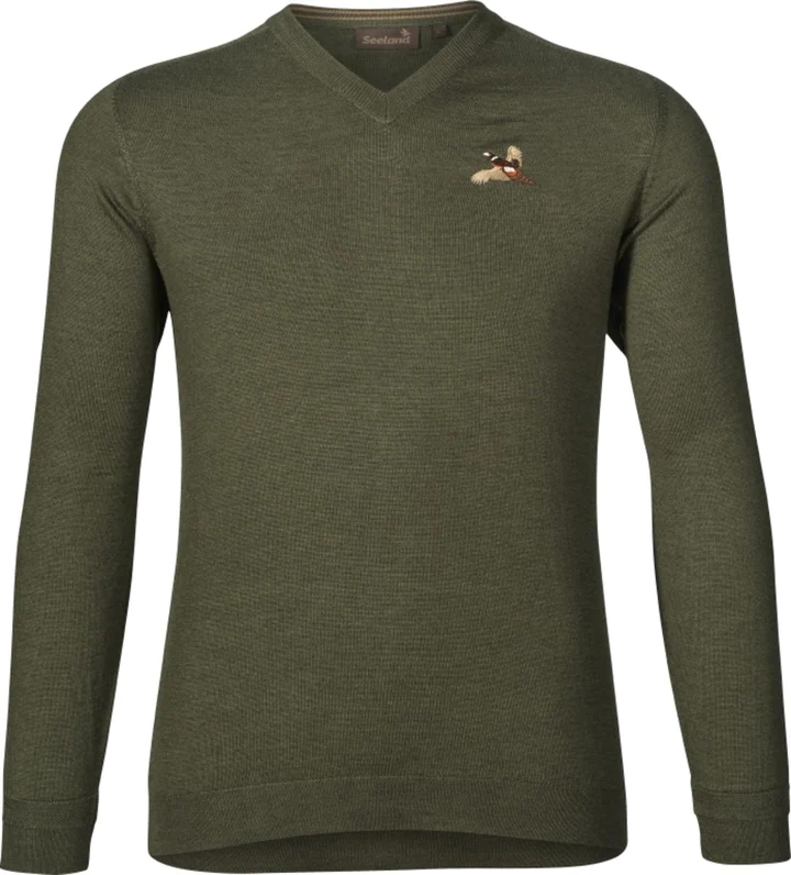 Seeland Woodcock V-neck Pullover - Limited Edition Classic green
