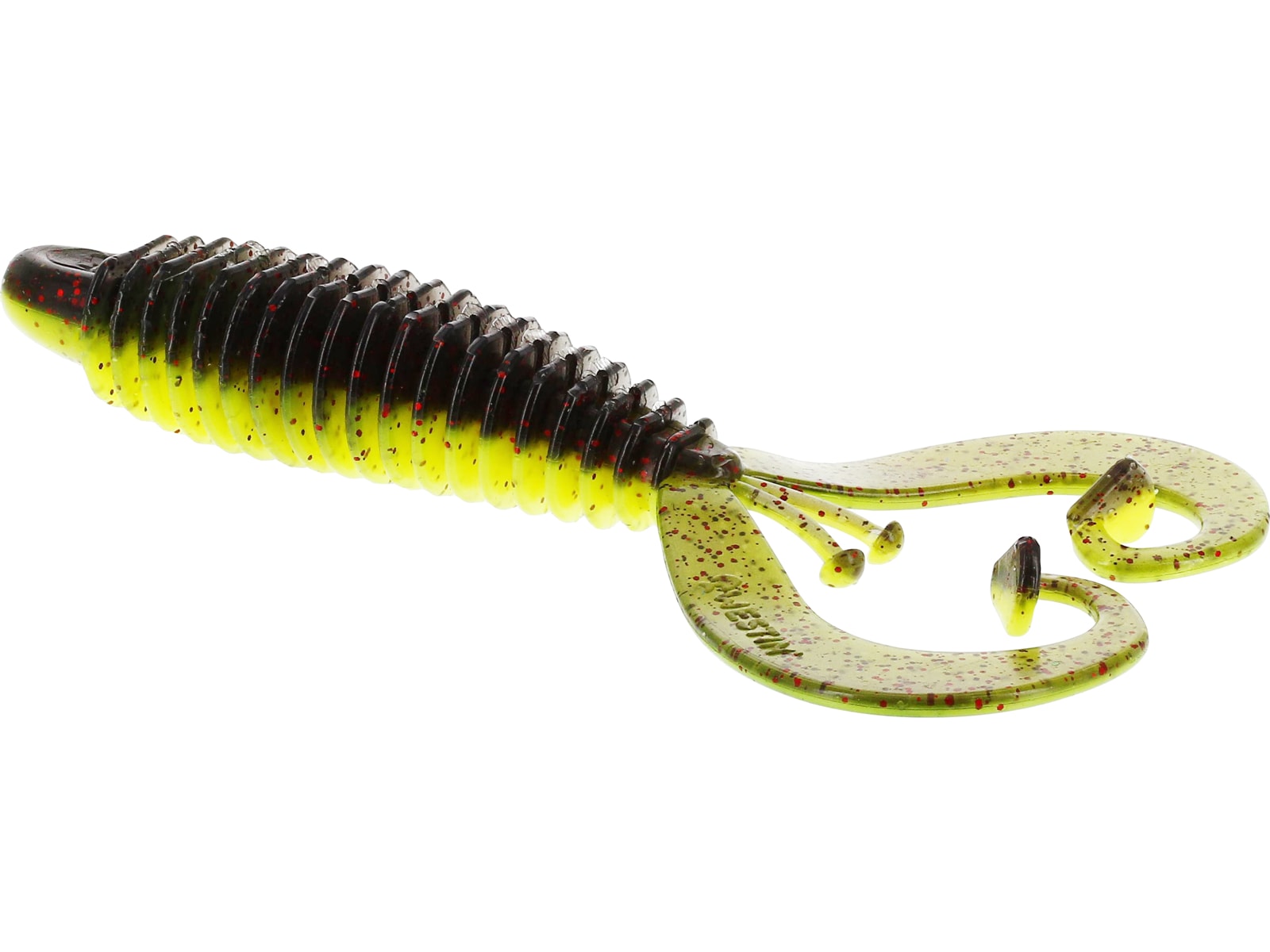 REA/Black Friday Westin RingCraw Curltail 9 cm Black/Chartreuse 5-pack